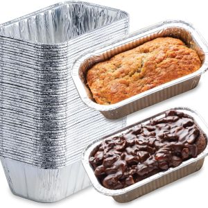 Spare Essentials 1 LB Aluminum Loaf Pan Disposable Baking-0