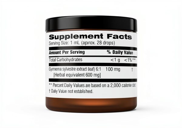 Gymnema Sylvestre Liquid Extract Sugar Cravings Wellness-1