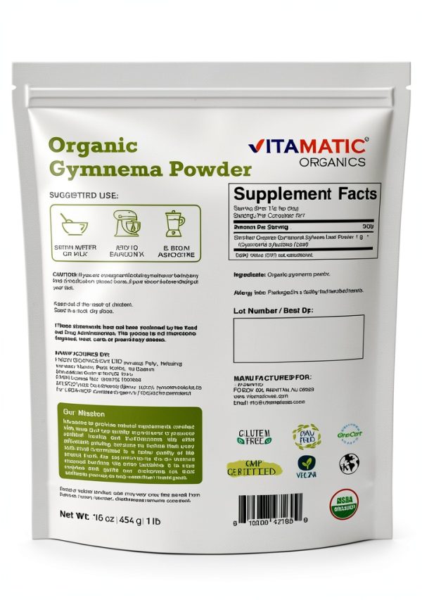 Gurmar Powder Pure Gymnema Leaf Ayurvedic Immune Support-1