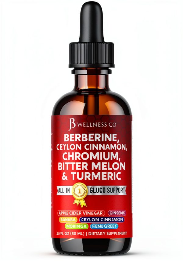 Berberine Drops JB Wellness Herbal Supplement Immune Support-0