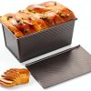 Spmarkt Pullman Loaf Pan Nonstick Bread Pan 13 Inch Gold-6
