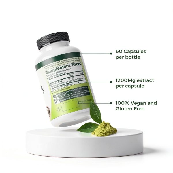Gymnema Sylvestre Supplement Vegetarian Capsules Pure-2