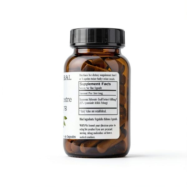 Barlowe Gymnema Sylvestre Supplement Vegan Capsules 25 Acid-3