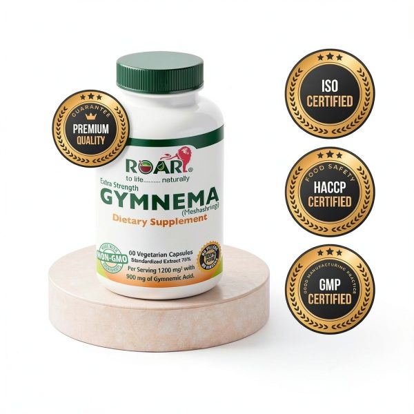 Gymnema Sylvestre Supplement Vegetarian Capsules Pure-4